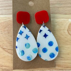 Polymer clay earrings